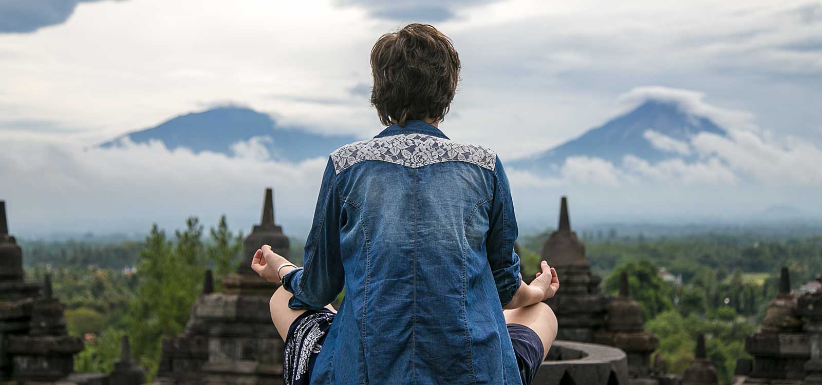 Cycle from Borobudur to Prambanan