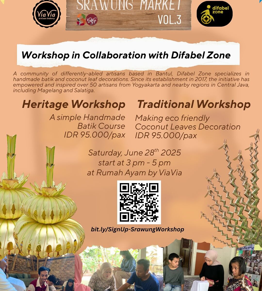 ViaVia Artisan Bakery: in collaboration workshop with Difabel Zone