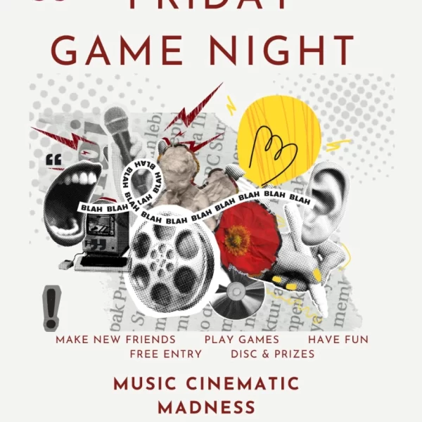 ViaVia Restaurant: Friday Game Night “Music Cinematic Madness”