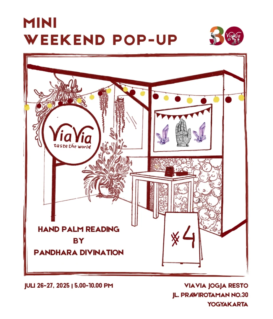 ViaVia Restaurant: MINI WEEKEND POP UP WITH PANDHARA DIVINATION