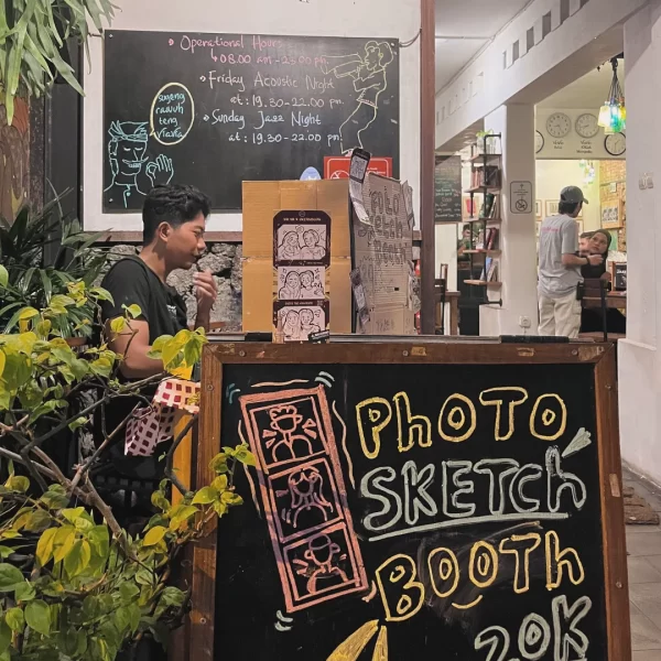 ViaVia Restaurant: Sketchbooth